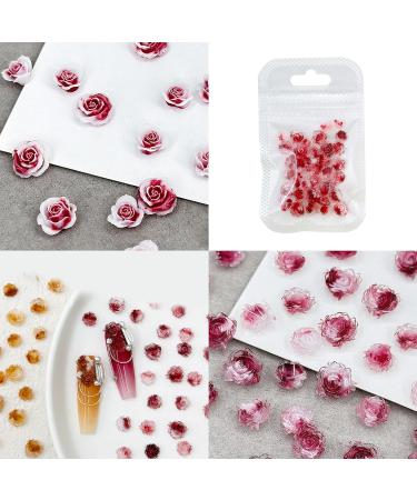 50Pcs Camellia 3D Flowers For Nails 3D For Art Bow For Nails Jewelry Trendy - Buy Online on GoSupps.com