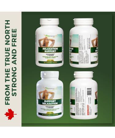 Vitanergy L-Theanine Mental Focus & Calmness - Promote Stress Anxiety Relief Relaxation and Sleep Aid - 100mg Chewable Tablets 60ct Tropical Flavor- Made in Canada - Buy Online on GoSupps.com