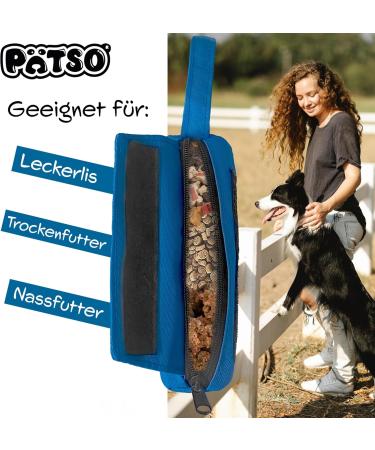 P tso Dog Food Bag - Blue Dummy Retrieving Toy for Dog Training & Treats - Buy Online on GoSupps.com