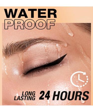 Ayky Long Wear Gel Eyeliner 2024 Upgraded Rationalu Gel Eyeliner Rational Gel Eyeliner Natural Black Eyeliner Cream Waterproof Smudge Proof (03#) - Buy Online on GoSupps.com