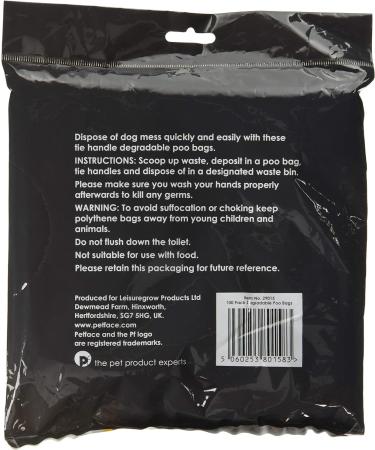 Petface No Mess Poop Bags (Pack of 100) No Mess 1 count (Pack of 1) - Buy Online on GoSupps.com