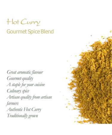 Sharp Curry Powder - Organic Yellow Spice for Authentic Indian Dishes | 100g (1 Pack) - Buy Online on GoSupps.com