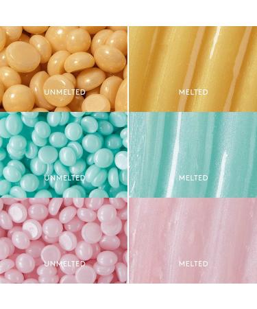 Mylee Advanced Stripless Wax Trio Set 3x250g Jasmine Eucalyptus Wild Rose Professional Hard Wax Beads Painless Hair Removal No Strips Needed Peelable Hot Wax Full Body Face Bikini Brazilian - Buy Online on GoSupps.com