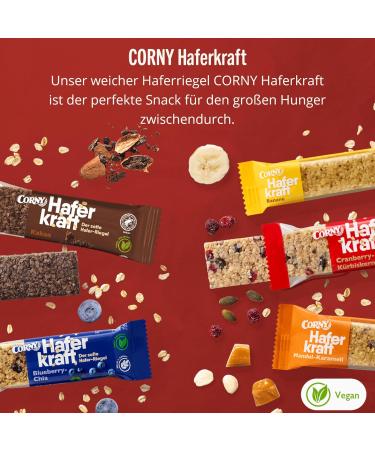 Oat Bar Corny Haferkraft Almond Caramel - Whole Grain 12 Packs (4 x 35g each) - Buy Internationally - Buy Online on GoSupps.com