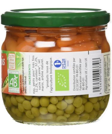 Jardin BiO tic - Peas and young carrots - organic - Salted - AB certified - 215g jar - Buy Online on GoSupps.com