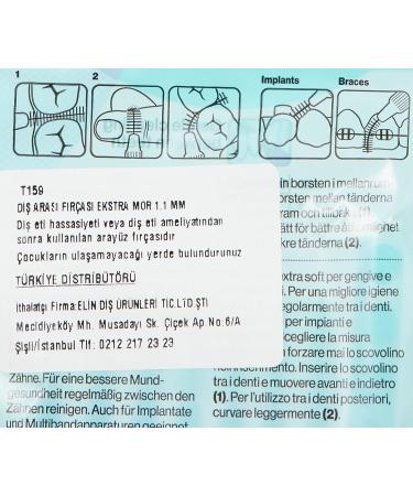 TePe Interdental Brushes X-Soft Light Purple - 1.1 mm 8 Pack | Best Interdental Care for Healthy Teeth - Buy Online on GoSupps.com