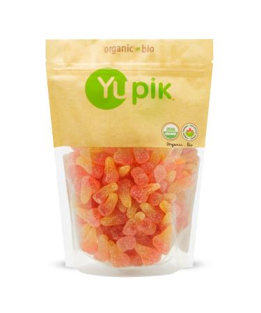 Yupik Organic Gummy Cherries Gelatin-Free 500 g Non-GMO Sugary Coating Natural Cherry Flavor Natural Colors Soft & Chewy Gummies Sweet Candy Delicious Snack Ideal for Gifting & Holidays