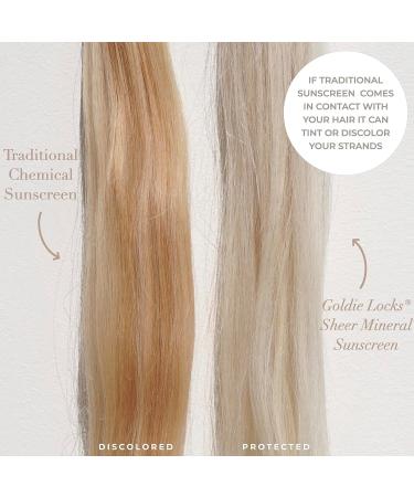 Goldie Locks Sheer Mineral Sunscreen SPF 30 | Protects Skin & Hair Color | Reef Safe | Travel Size - Buy Online on GoSupps.com