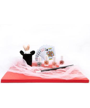 Miss Nella Magical Collection Glitzer Nail Polish Set for Kids | 4 Non-Toxic Peel-Off Colors: Pink Red Gold & Blue | Water-Based Odorless - Buy Online on GoSupps.com