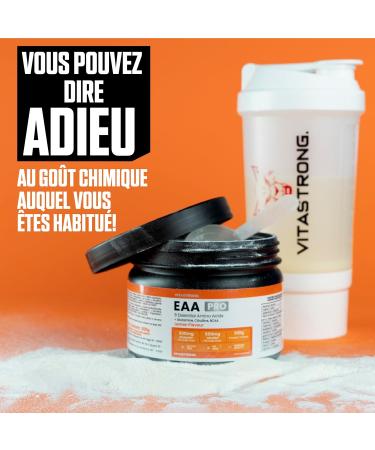 EAA PRO - Next Generation Solution with Citrulline KyowaQuality Glutamine Tyrosine Cystine - Vitastrong Essential Aamino Acid Powder - Lemon Flavor - Buy Online on GoSupps.com