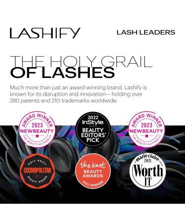 Lashify Fluffy FX 12mm Gossamer DIY Eyelash Extensions Refill | Curly & Fluttery Black False Lashes - Buy Online on GoSupps.com