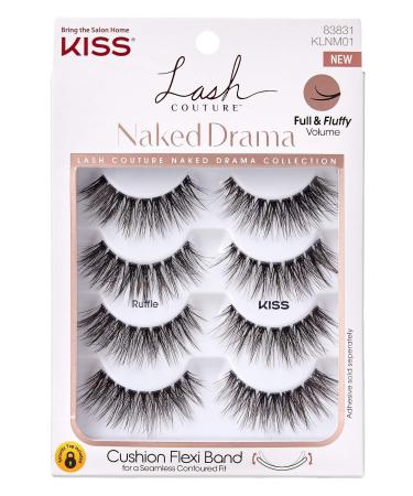 Kiss Lash Couture Naked Drama Collection Ruffle (Pack of 6)