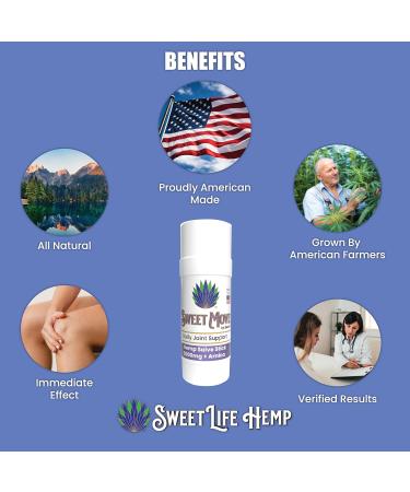 Sweet Life Hemp Salve Stick 1000mg | Organic Pain Relief Muscle Rub | International Shipping Available - Buy Online on GoSupps.com