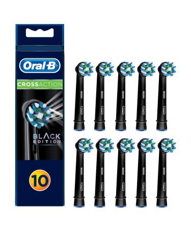 Oral-B CrossAction Toothbrush Heads - 16 Degree Bristles for Superior Cleaning 10 Count (Pack of 1)