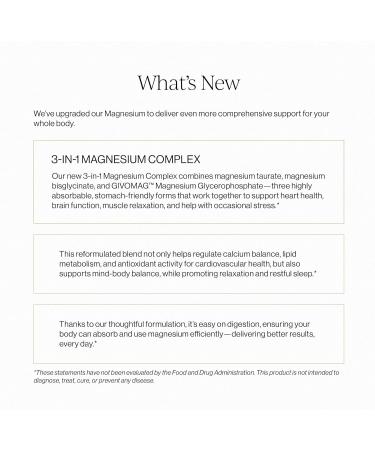 Cymbiotika Liposomal Magnesium L-Threonate 1300mg | Focus, Memory, Brain Support | Sleep Aid Supplement | High Absorption | Keto, Vegan, Gluten Free | Vanilla Creme | 30 Day Supply - Buy Online on GoSupps.com