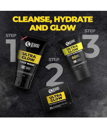 Beardo Ultraglow Facewash For Men 100 ml | Made in India - Buy Online on GoSupps.com