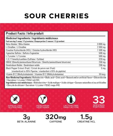 Red X Lab Juiced Pre-Workout Powder Pumps & Strength Hyper Concentrate L-Citrulline Beta Alanine For Men & Women 33 Servings (Sour Cherry 200g) Sour cherry 200g - Buy Online on GoSupps.com