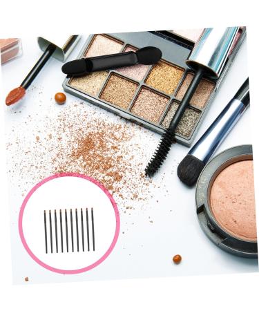 Gogogmee 10pcs Nose Shadow Brush Makeup Concealer Brush Soft Face Blush Brush Eye Makeup Black Wooden Handle - Buy Online on GoSupps.com