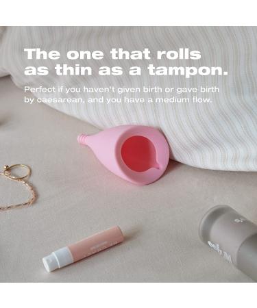 Intimina Lily Cup Size A - Thin Menstrual Cup | Up to 8 Hours Use | Period Cup - Buy Online on GoSupps.com