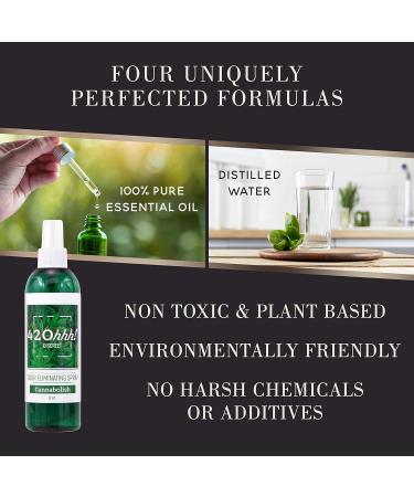 420hhh! Discreet Smoke Odor Destroying Mist and Smoke Smell Remover. 420 Cannabolish Smoke Odor Eliminator. (Cannabolish (Lemon) 8 Ounce) - Buy Online on GoSupps.com