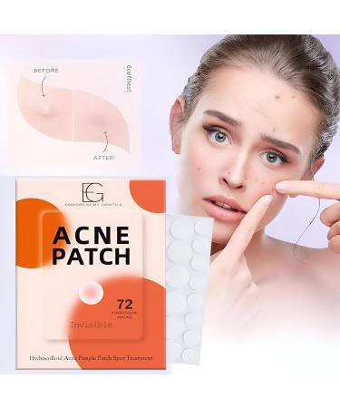 Fast-Acting Hydrocolloid Acne Patches | 72 Invisible Stickers for All Acne Types | Covers Pimples Hides Spots & Removes Oil - Shop Now - Buy Online on GoSupps.com