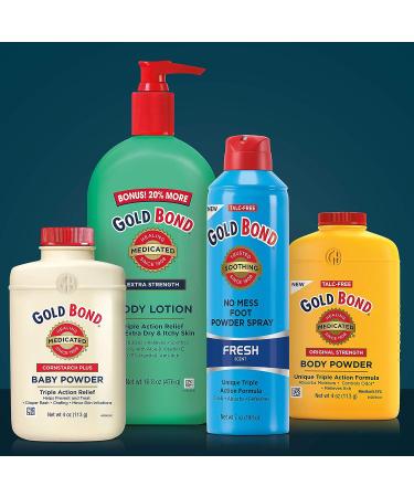 Gold Bond Cornst Plus Baby Powder - 4 oz - Buy Online on GoSupps.com
