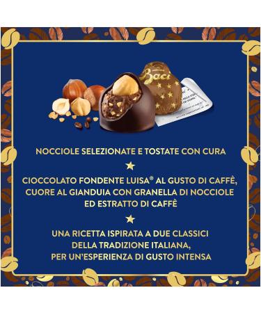  Perugina BACI PERUGINA Coffee Chocolate Fondants stuffed with Gianduia Box 200 g - Buy Online on GoSupps.com