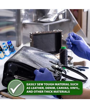 Khaki T135 Bonded Nylon Thread for Sewing - 1250 YDs | Heavy Duty Upholstery Thread for Leather, Jeans, Weaving | Size 138 420D/3 | Mandala Crafts - Buy Online on GoSupps.com