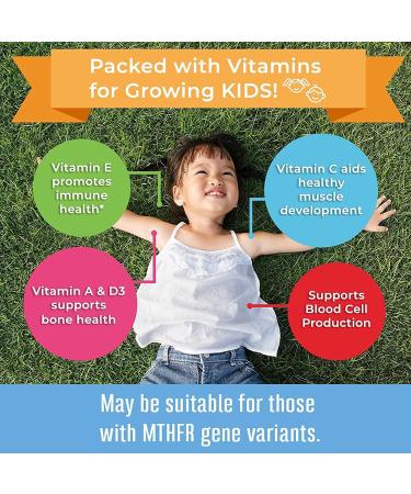 MaryRuth Organics Kids Multivitamin Gummies - Strawberry Papaya & Super Punch (60 Gummies) - Buy Online on GoSupps.com