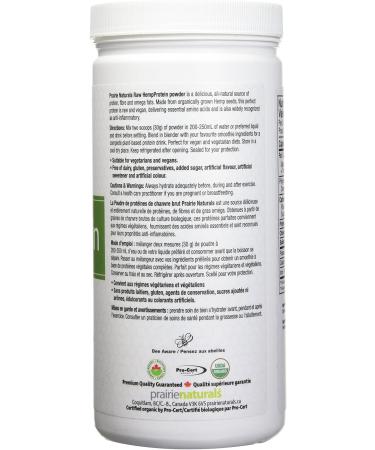Buy Prairie Naturals Organic Raw Hemp Protein - 14 Ounce | High-Quality Protein - International Shipping Available - Buy Online on GoSupps.com