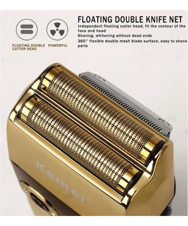 KEMEI Electric Shaver Replacement Heads for 2026/2028 - Gold | High-Quality International Shipping - Buy Online on GoSupps.com