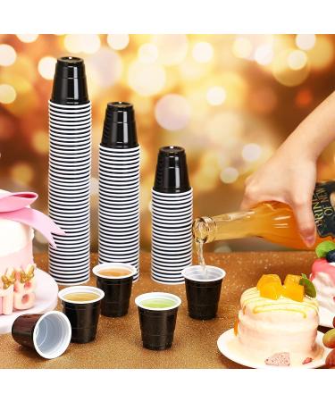 200 Disposable 2oz Black Shot Cups - Perfect for Parties, Sampling, and Tastings - Buy Online on GoSupps.com