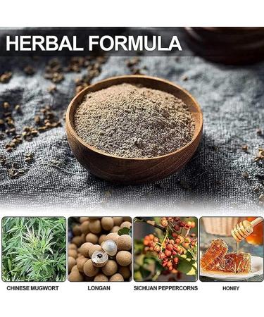 Moxibustion Belly Button Stickers 60Pcs - Natural Wormwood Essence Pills for Belly Button Care - Buy Online on GoSupps.com