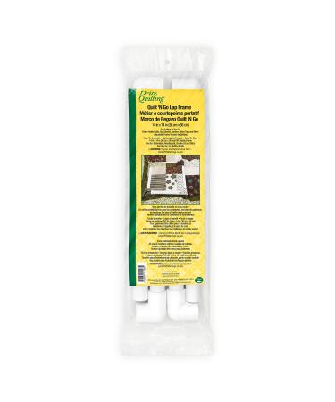 Dritz 3128 Quilt-N-Go Quilter's Lap Frame  14 x 14-Inch   White Lap Frame 14x14 - Buy Online on GoSupps.com
