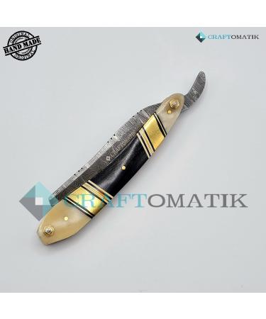 Razor Damascus Steel Men's Gift Set | Handmade High-Quality Barber Razor | DBR58 - Perfect Gift for Him - Buy Online on GoSupps.com