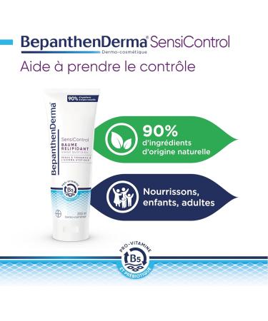 BepanthenDerma Sensicontrol Lipid-Replenishing Balm - Dermo-cosmetic - Skin prone to atopic eczema - Anti-itching - Body and face - Infant Child Adult - 200ml - Buy Online on GoSupps.com