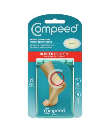 Compeed Blister Medium 5 Plasters M (Pack of 5) Protective Modern