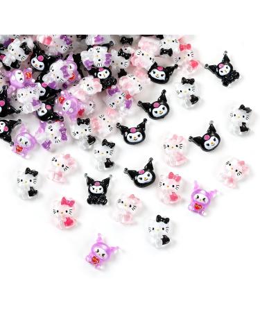 77 PCS TemBelle Kawaii 3D Nail Charms - Flatback Resin Charms for Nail Art Decorations - Buy Online on GoSupps.com