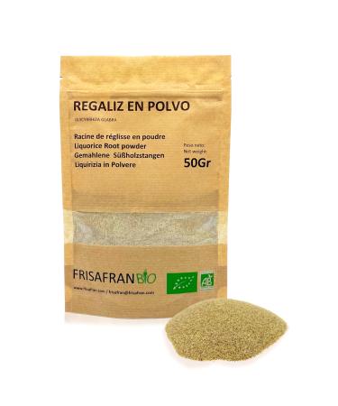 FRISAFRAN | B ton de R glisse POUDRE | Biologique | Directement Du Producteur | Cultiv Navarre | R glisse | reglisse | B ton De Reglisse en poudre | Bonbon Reglisse | Baton | Bonbons Reglisse | 50g