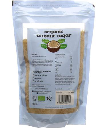 The Groovy Food Company Organic Coconut Sugar 500g - Natural Sweetener for Healthy Living - Buy Online on GoSupps.com