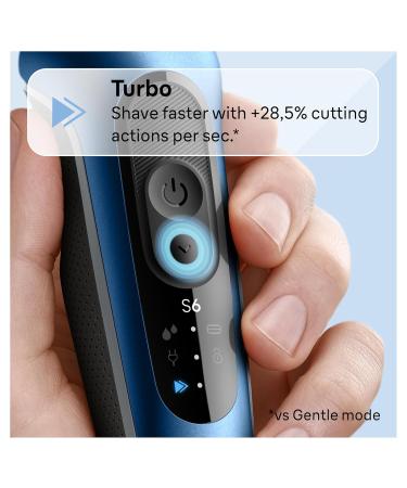 Braun Series 6 Electric Shaver for Men - 6172cc Wet & Dry Turbo & Gentle Modes Foil Shaver | 3 Piece Set - International Shipping Available - Buy Online on GoSupps.com