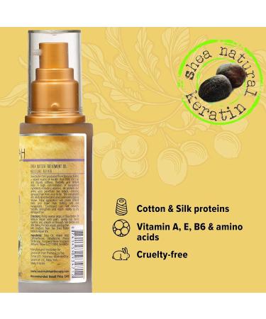 Savannah Hair Therapy Bundle - Shea Butter Treatment Oil & Hair Mask Set for Dry Damaged Hair - Natural Keratin Treatment - Vitamin B6 Infused - Sodium Chloride Free - 1.69 oz + 16.9 oz - Buy Online on GoSupps.com
