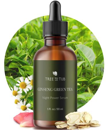Tree To Tub Anti Aging Retinol  Vitamin C  Hyaluronic Acid Serum for Face & Wrinkles - Hydrating Facial Serum for Dry & Sensitive Skin  Night Serum for Women & Men w/Vitamin A  E  Glycolic Acid 1.01 Fl Oz (Pack of 1)