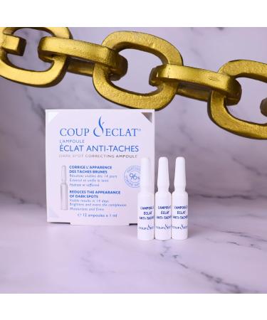 Coup d'Eclat Lift & Glow Ampoules - Illuminating and Firming Treatment with Hyaluronic Acid Serum for Face Hydrating Face Serum for Dry Skin Reduces Fatigue & Boosts Radiance 7 Ampoules 0.03 Fl Oz (Pack of 7) - Buy Online on GoSupps.com