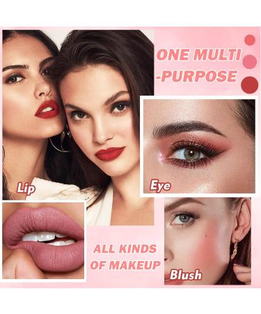 IONSGAKO 3PCS Matte Nude Lipstick Set C - Long Lasting Waterproof Lip Gloss for Women | Non-Drying, Non-Fading Formula - Buy Online on GoSupps.com