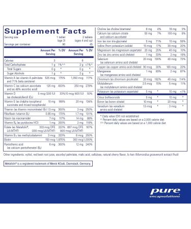 Pure Encapsulations PurePals with Iron - 90 Chewable Tablets | Cognitive & Immune Support | Natural Cherry Flavor - Buy Online on GoSupps.com