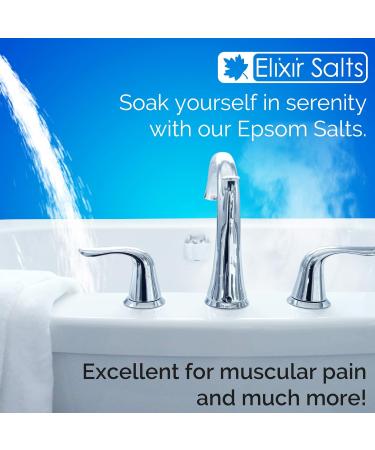 Elixir Gardens Epsom Salt (Pharmaceutical Grade) | Various Qty Available (from 300g - 25kg) | Supplied in Bag (4kg) - Buy Online on GoSupps.com