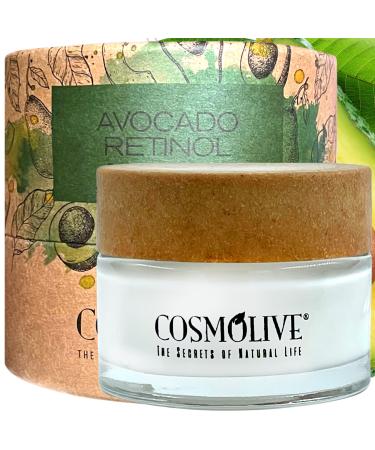 Retinol Cream for Face with Avocado Oil - Natural Moisturizer Face Cream  Smooth Skin Formula - 1.6 fl. Oz avocado-cream