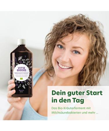  Vita Biosa Vita Biosa Organic Quality Berries 1L - Sweet and Sour Variety with Aronia Concentrate - St. John's Juice and Blueberry Juice - in a popular 1000ml bottle - Buy Online on GoSupps.com