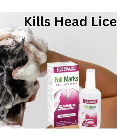 Headlice Treatment & Repellent Set: Full Marks Headlice Killer, Vosene Kids Shampoo, RobertScotts Nit Combs - Buy Online on GoSupps.com